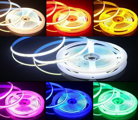 24VDC Esnek COB LED Şerit 320 Ledler 8mm IP20 İç Mekan Dekorasyonu İçin