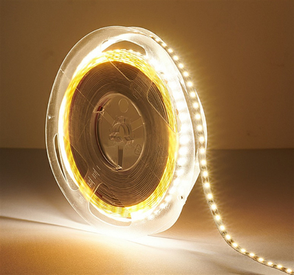 İyi bir fiyat. 2835 SMD LED Esnek Şeritler 120 Led 24V RA80 8MM İç Mekan Dekorasyonu için 3000K 6000K çevrimiçi