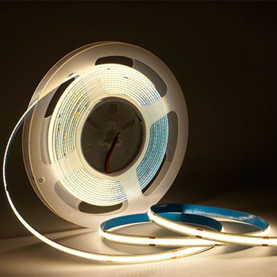 İç Mekan Dekorasyon COB LED Esnek Şerit Işıklar Yüksek Yoğunluklu 512 Ledler 10mm 24W IP20